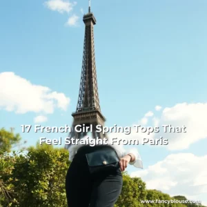 Artistic representation for 17 French Girl Spring Tops That Feel Straight From Paris