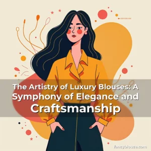 Artistic representation for The Artistry of Luxury Blouses: A Symphony of Elegance and Craftsmanship