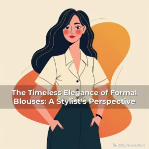 Artistic representation for The Timeless Elegance of Formal Blouses: A Stylist's Perspective