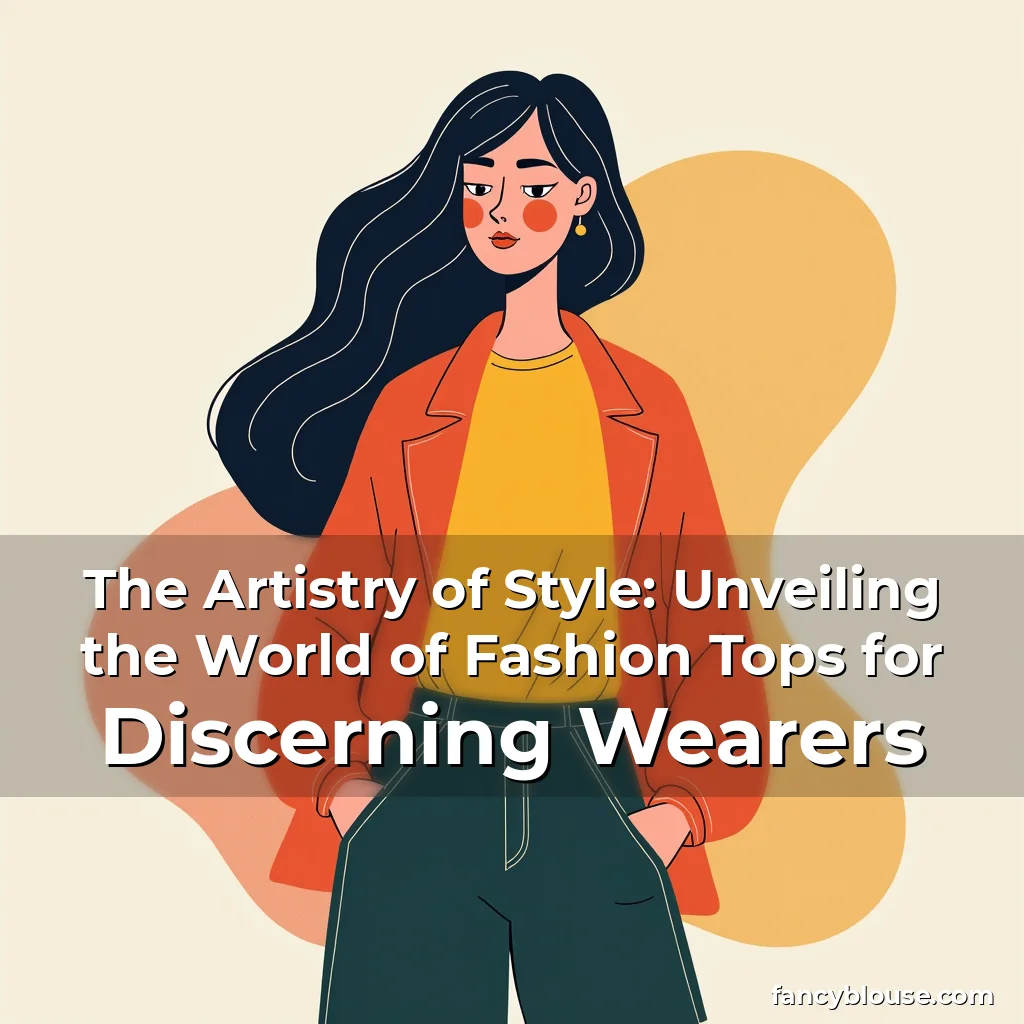 Read more about the article The Artistry of Style: Unveiling the World of Fashion Tops for Discerning Wearers