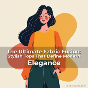 Artistic representation for The Ultimate Fabric Fusion: Stylish Tops That Define Modern Elegance