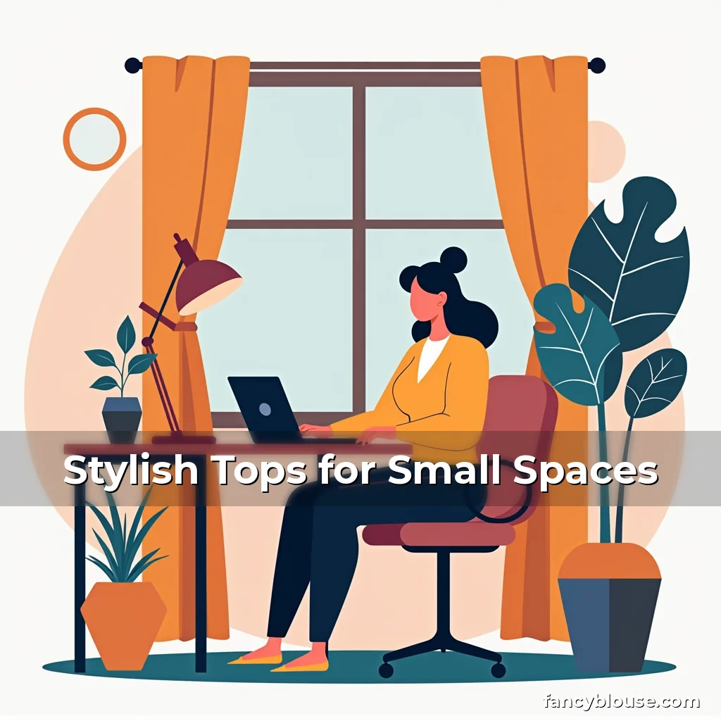 Artistic representation for Stylish Tops for Small Spaces