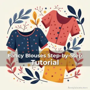 Artistic representation for Fancy Blouses Step-by-Step Tutorial