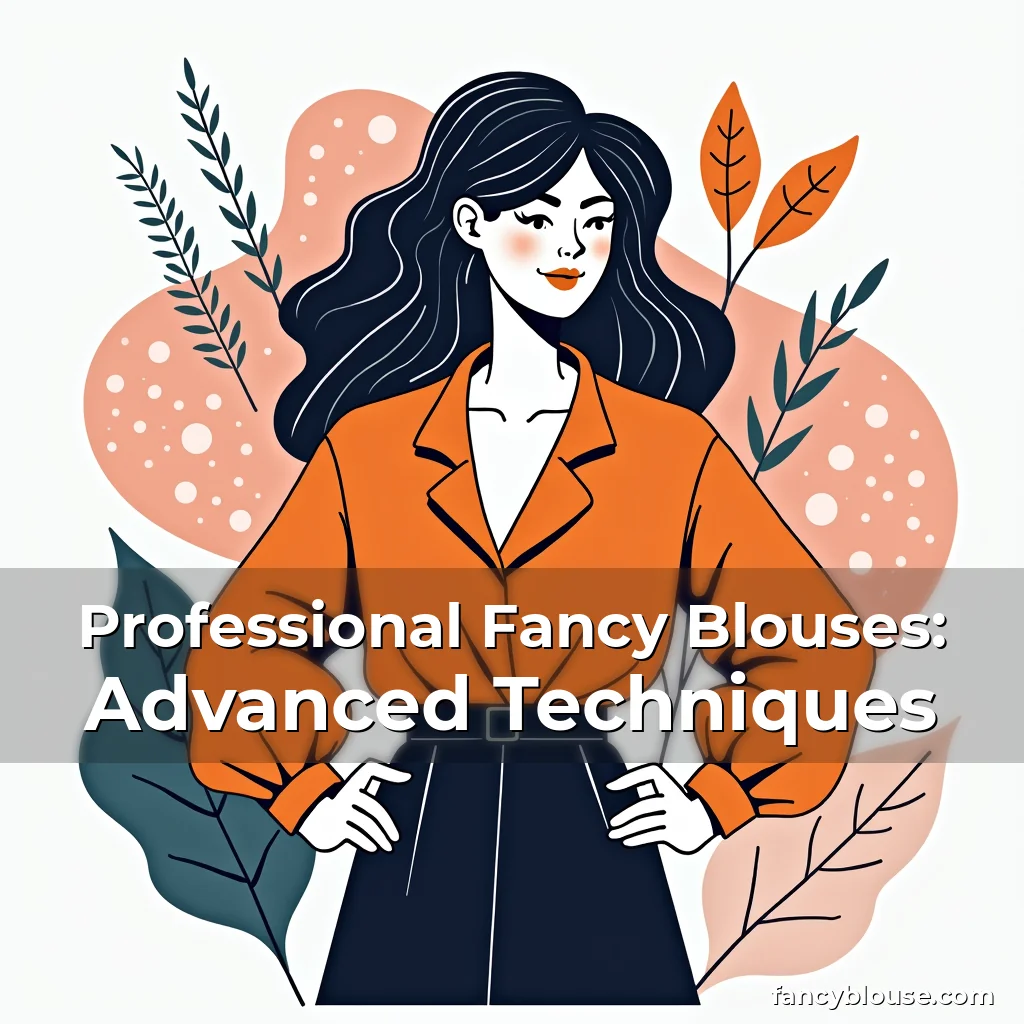Artistic representation for Professional Fancy Blouses: Advanced Techniques