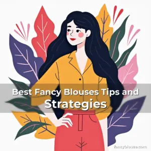 Artistic representation for Best Fancy Blouses Tips and Strategies
