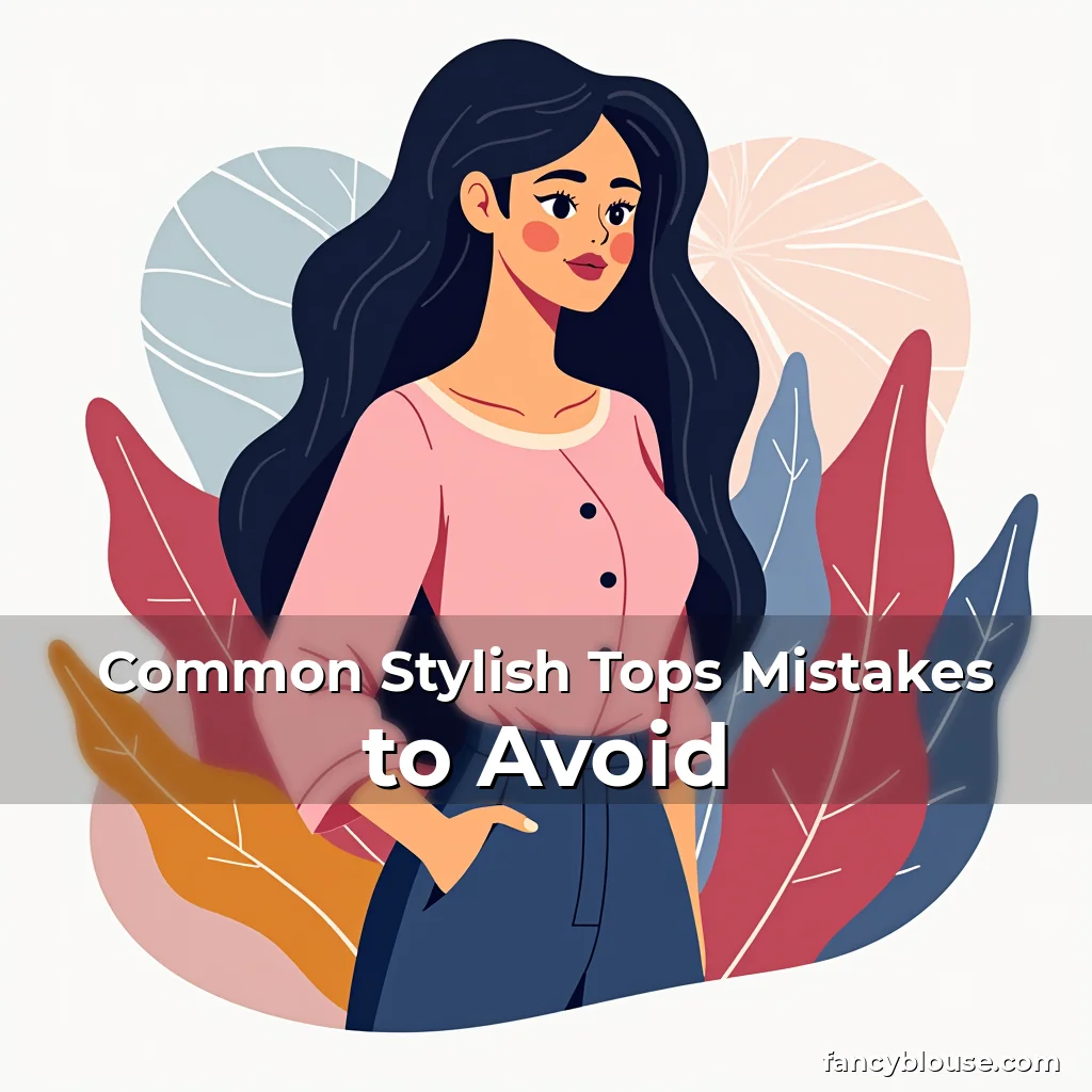 Artistic representation for Common Stylish Tops Mistakes to Avoid