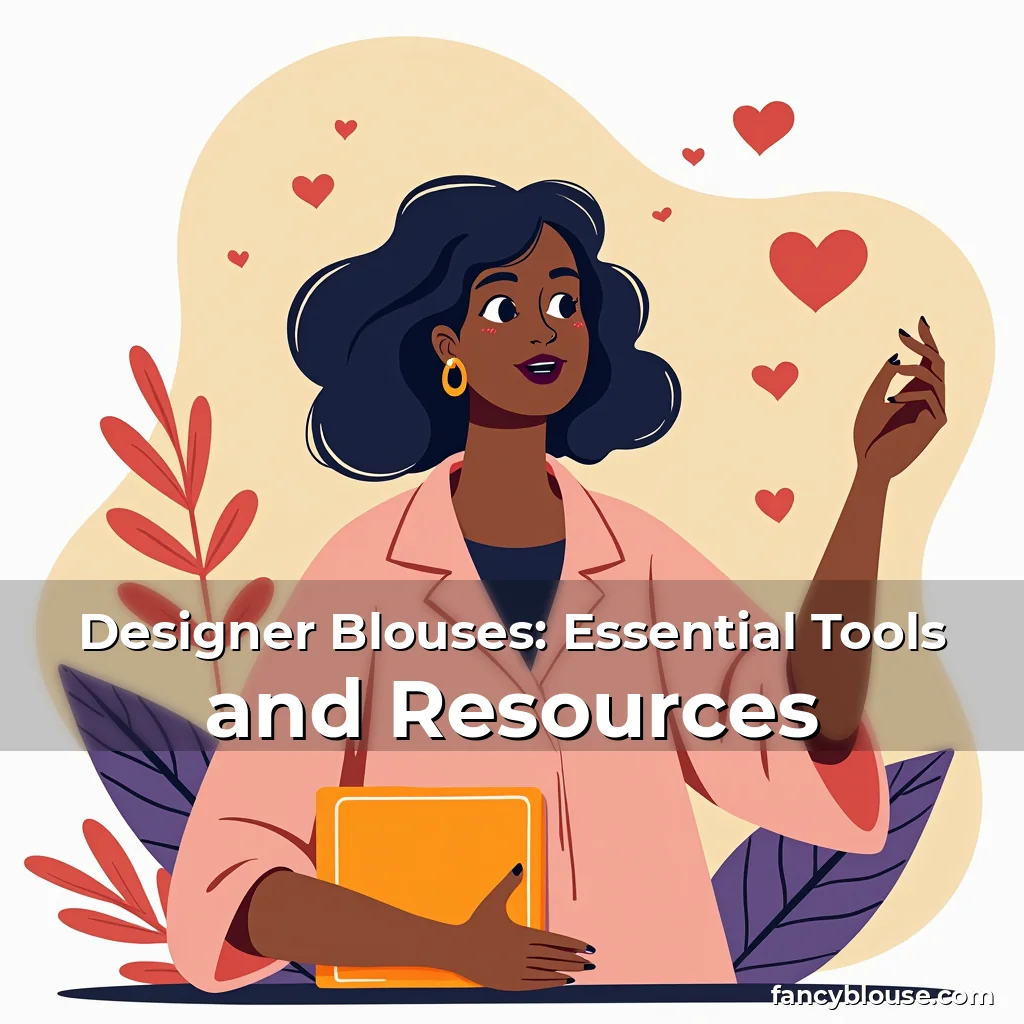 Artistic representation for Designer Blouses: Essential Tools and Resources
