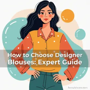 Artistic representation for How to Choose Designer Blouses: Expert Guide