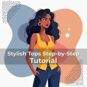Artistic representation for Stylish Tops Step-by-Step Tutorial
