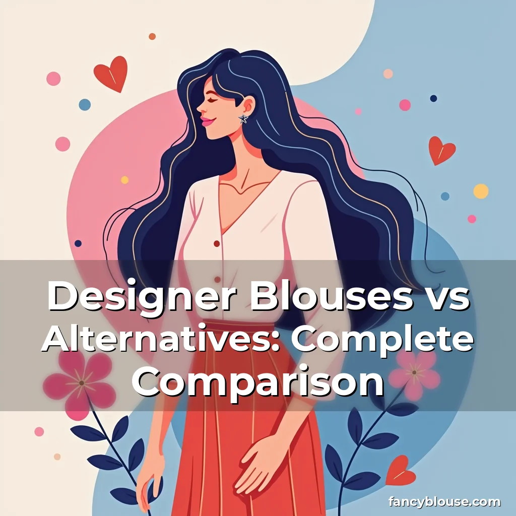 Artistic representation for Designer Blouses vs Alternatives: Complete Comparison