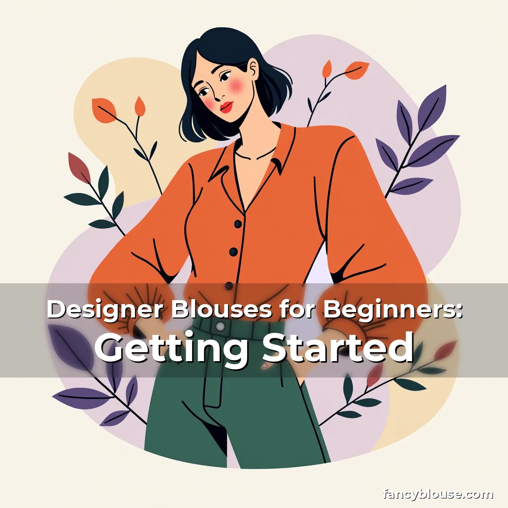 Artistic representation for Designer Blouses for Beginners: Getting Started