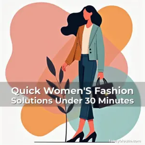 Artistic representation for Quick Women'S Fashion Solutions Under 30 Minutes