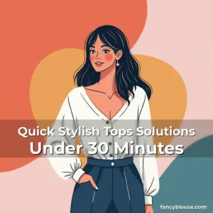 Artistic representation for Quick Stylish Tops Solutions Under 30 Minutes