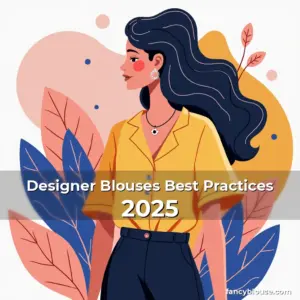 Artistic representation for Designer Blouses Best Practices 2025